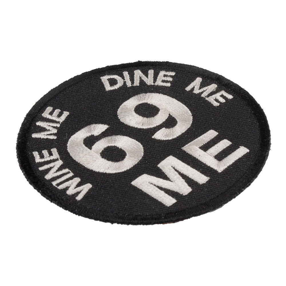 Wine Me Dine Me 69 Me Patch, Dirty Patches — detail view 2