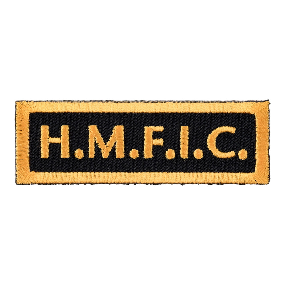 HMFIC Yellow Patch, Biker Club Rank Patches — product image