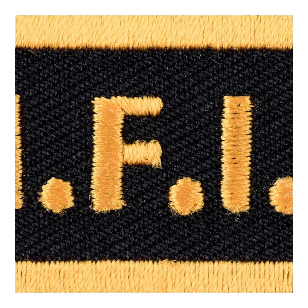 HMFIC Yellow Patch, Biker Club Rank Patches — detail view 2