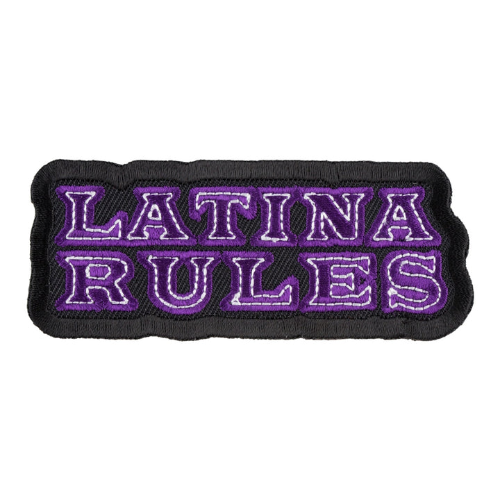 Latina Rules Purple Patch, Ladies Patches — product image