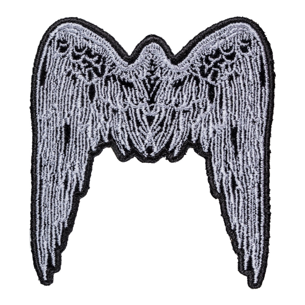 Grey Angel Wings Patch, Small Size — product image