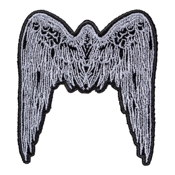 Grey Angel Wings Patch, Small Size — product image