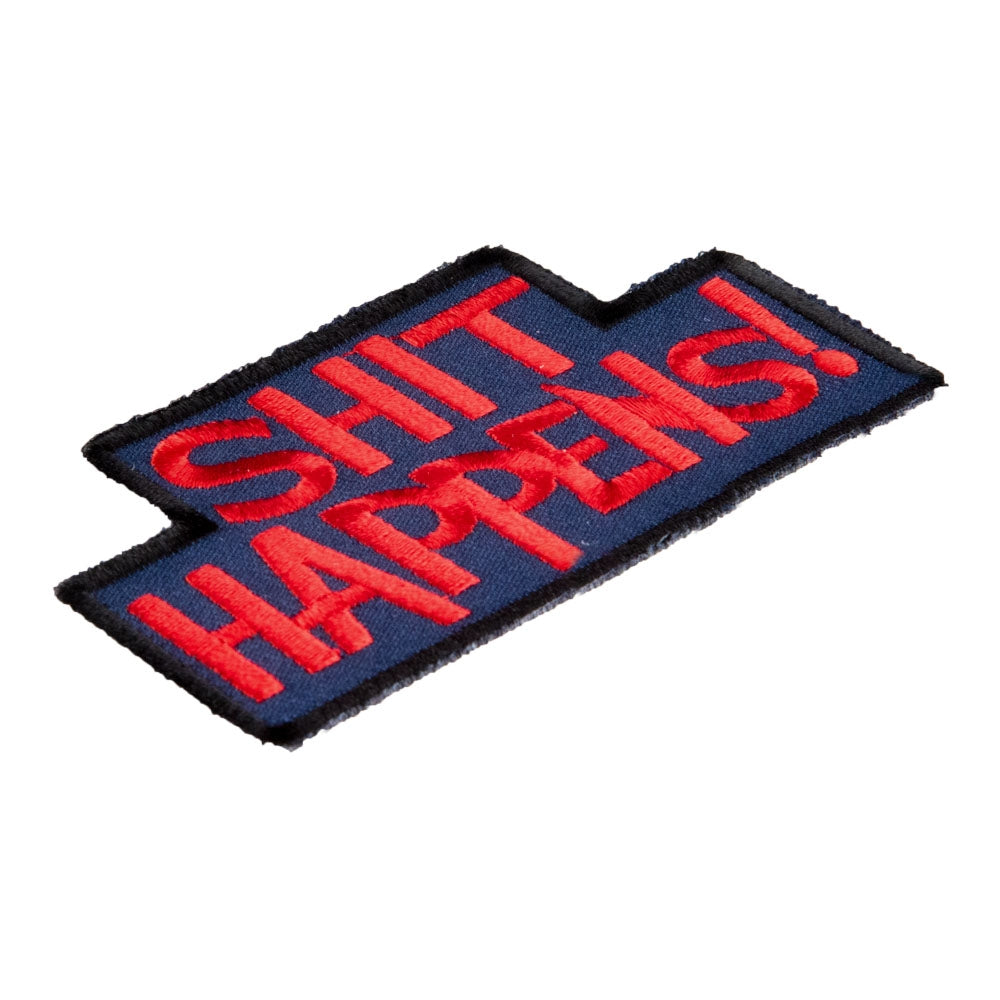 Shit Happens Patch, Funny Sayings Patches — detail view 1