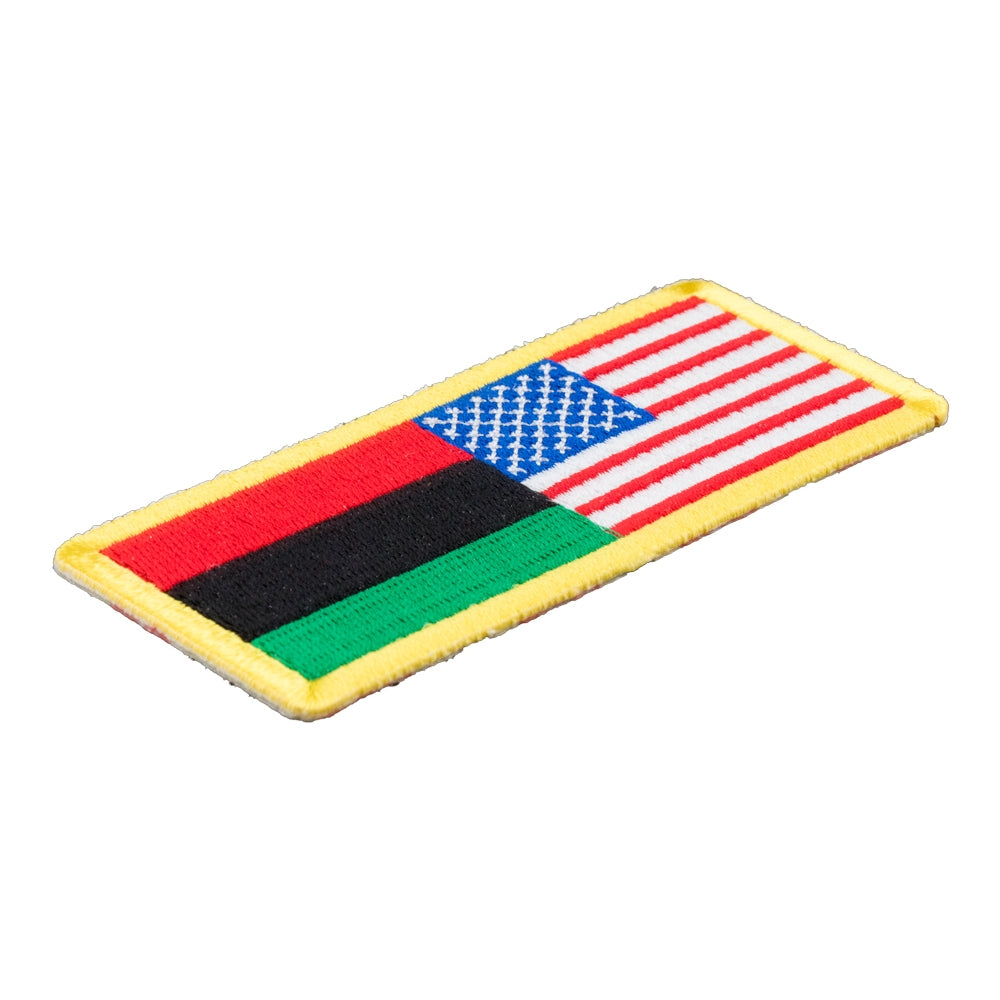 American & Afro-American Flag Patch, U.S. Flag Patches — detail view 1
