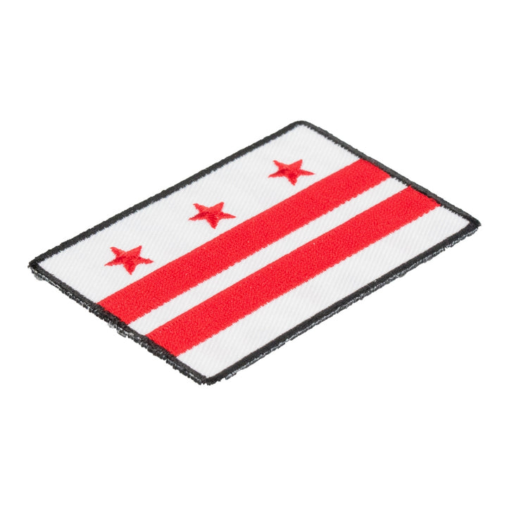 Washington DC Flag Patch, District of Columbia United States Patches — detail view 1