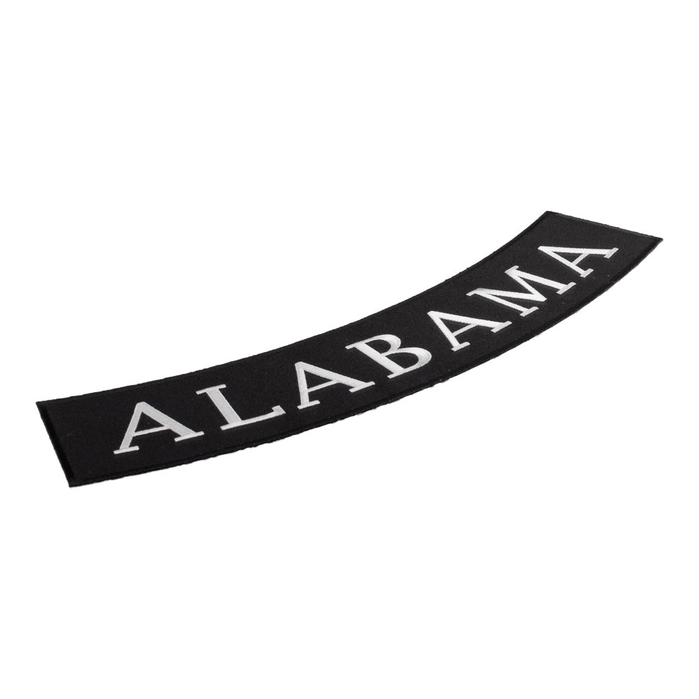 Alabama State Bottom Rocker Patch, Large Size — detail view 1
