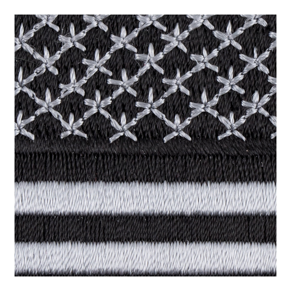 American Flag Grey Subdued Patch, X-Small Size — detail view 2