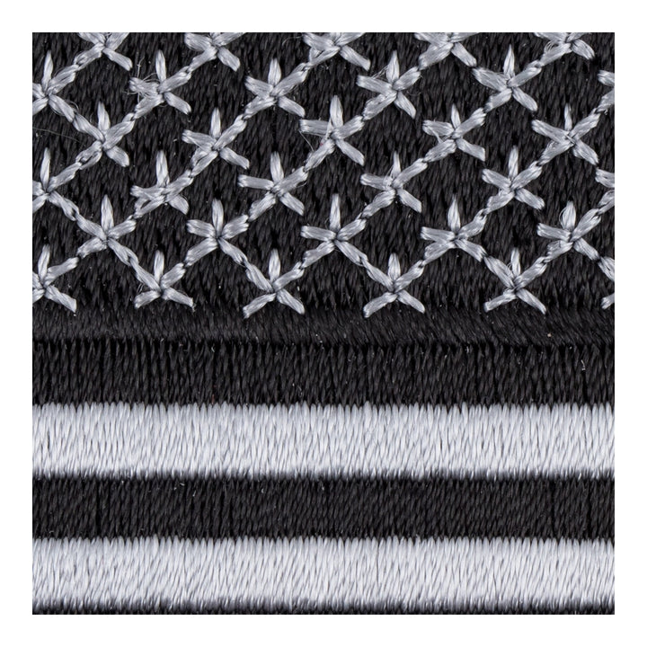 American Flag Grey Subdued Patch, X-Small Size — detail view 2