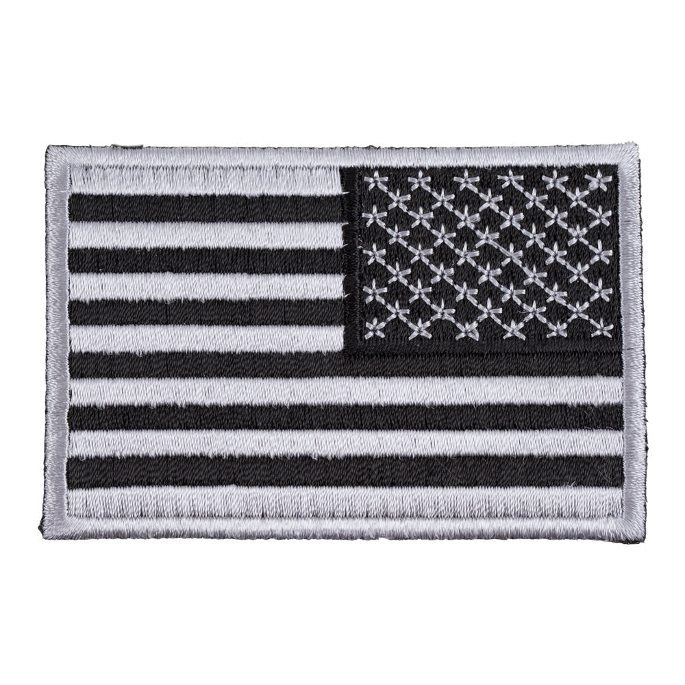 American Flag Grey Subdued Reversed Patch, U.S. Flag Patches — product image