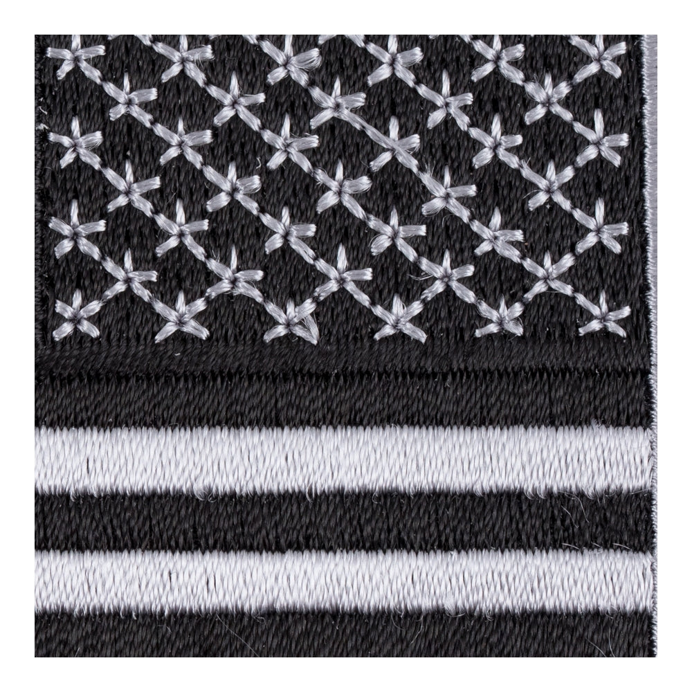 American Flag Grey Subdued Reversed Patch, U.S. Flag Patches — detail view 2