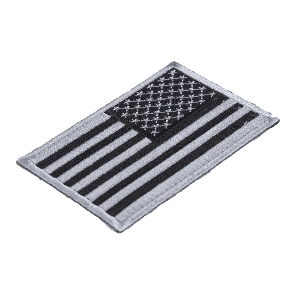 American Flag Grey Subdued Reversed Patch, U.S. Flag Patches — detail view 1