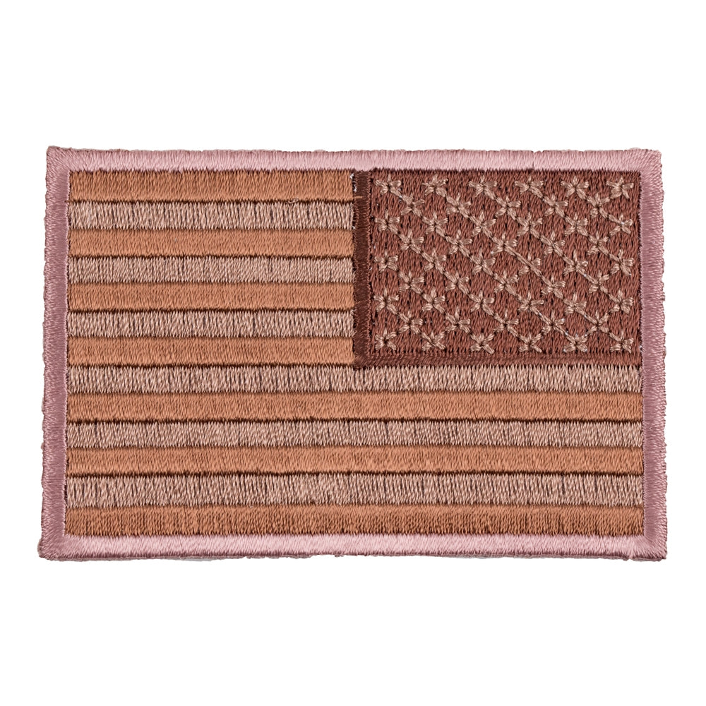 American Flag Desert Tan Reversed Patch, U.S. Flag Patches — product image