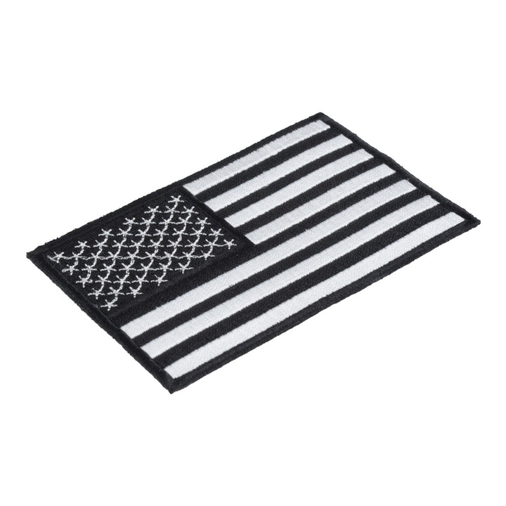 American Flag Black &amp; White Patch, Small Size — detail view 1