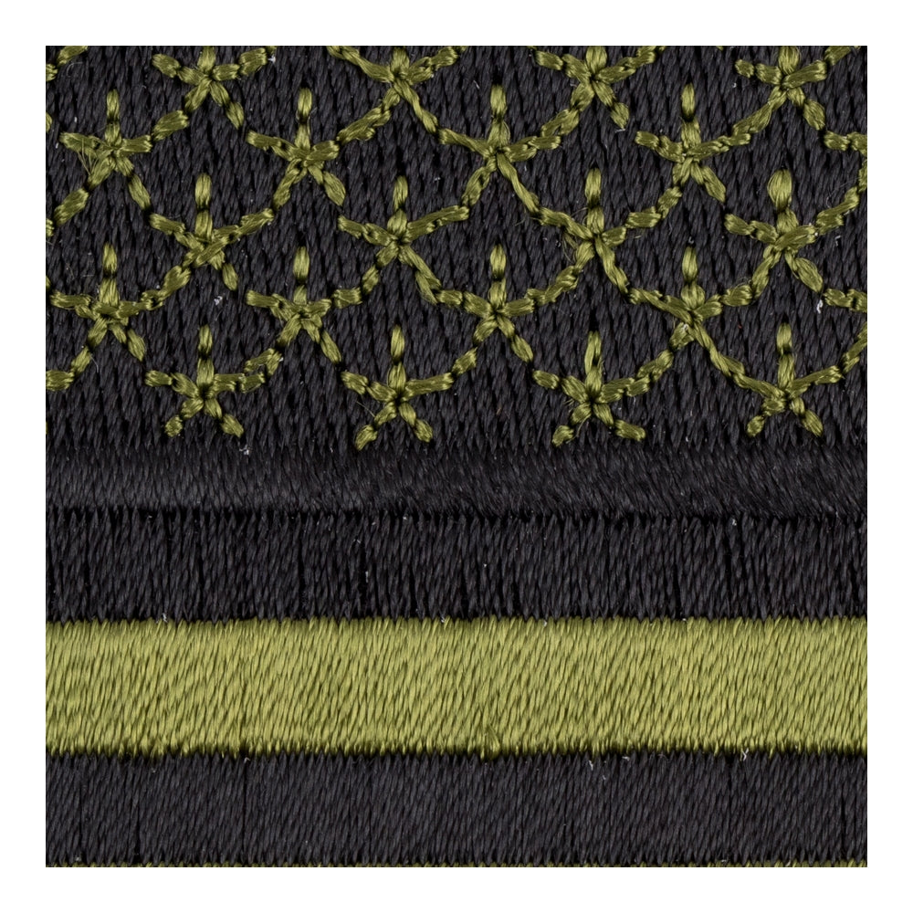 American Flag Green &amp; Black Patch, Small Size — detail view 2