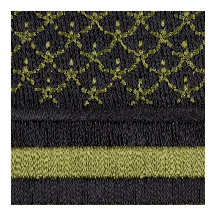 American Flag Green &amp; Black Patch, Small Size — detail view 2