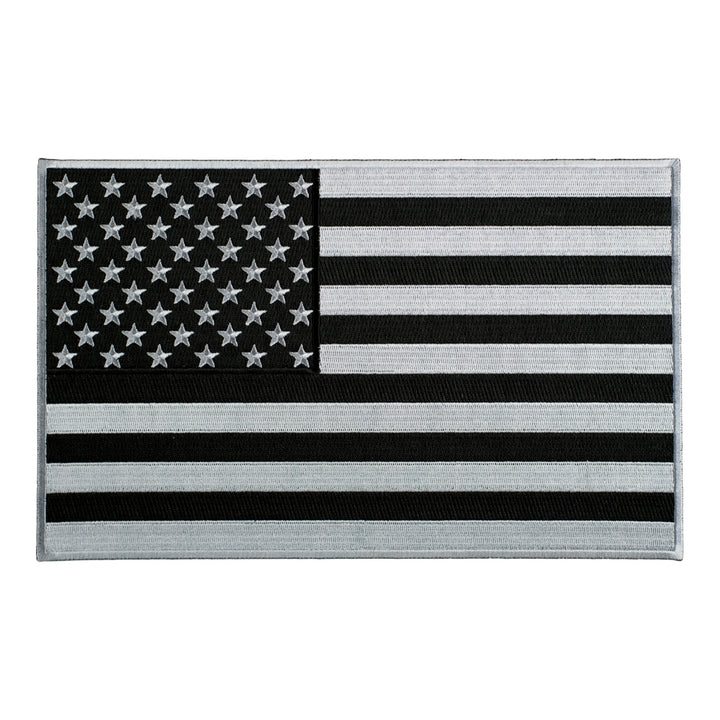 American Flag Grey Subdued Patch, Large Size — product image