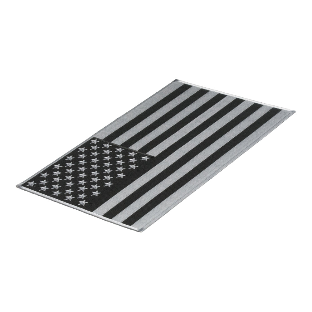 American Flag Grey Subdued Patch, Large Size — detail view 1