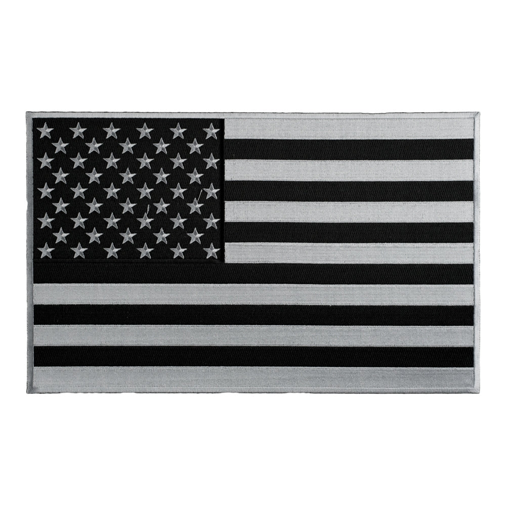 American Flag Grey Subdued Patch, X-Large Size — product image