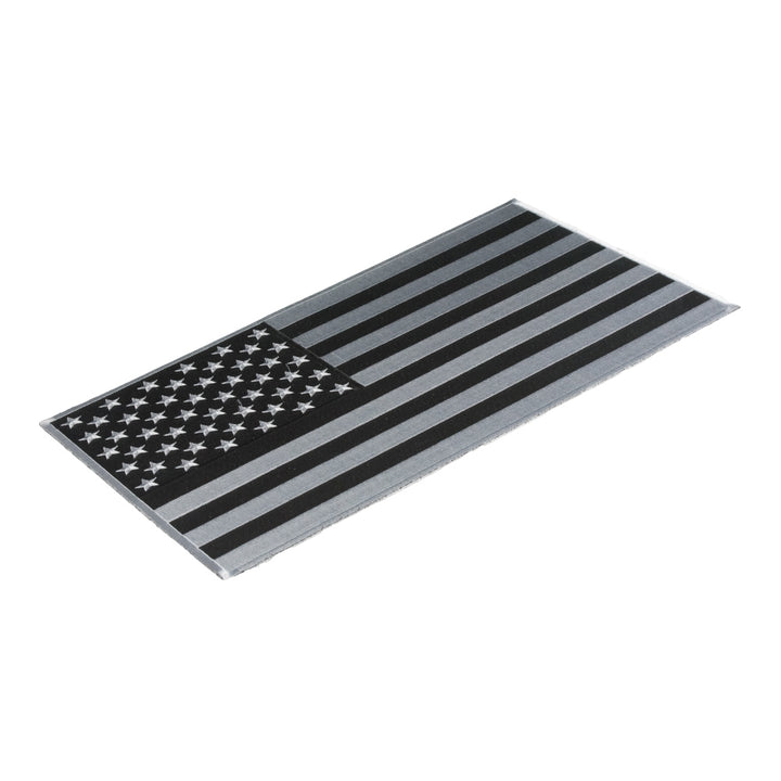 American Flag Grey Subdued Patch, X-Large Size — detail view 1