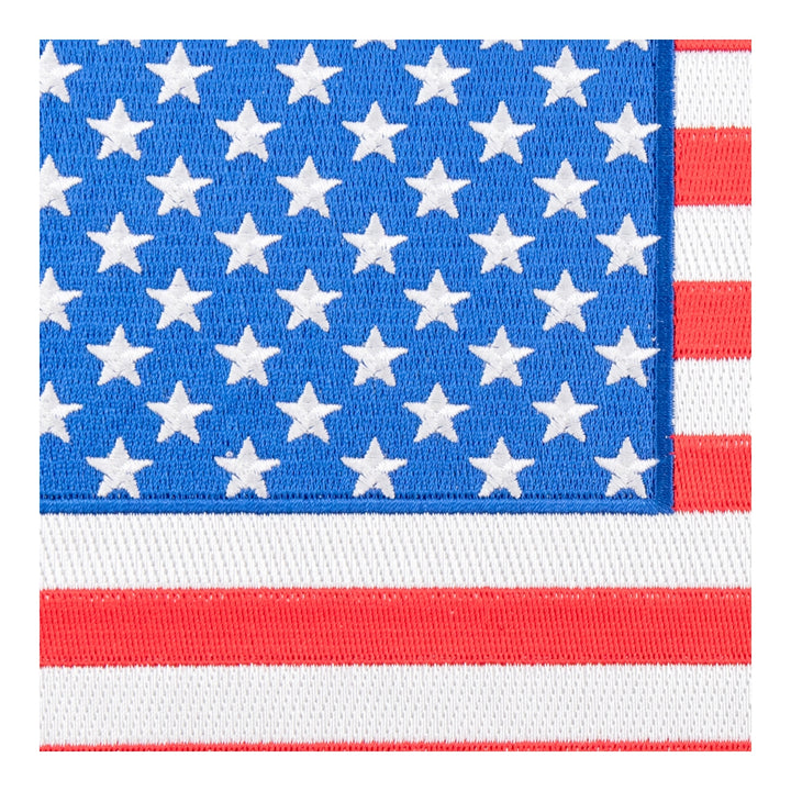 American Flag White Border Patch, Large Size — detail view 2