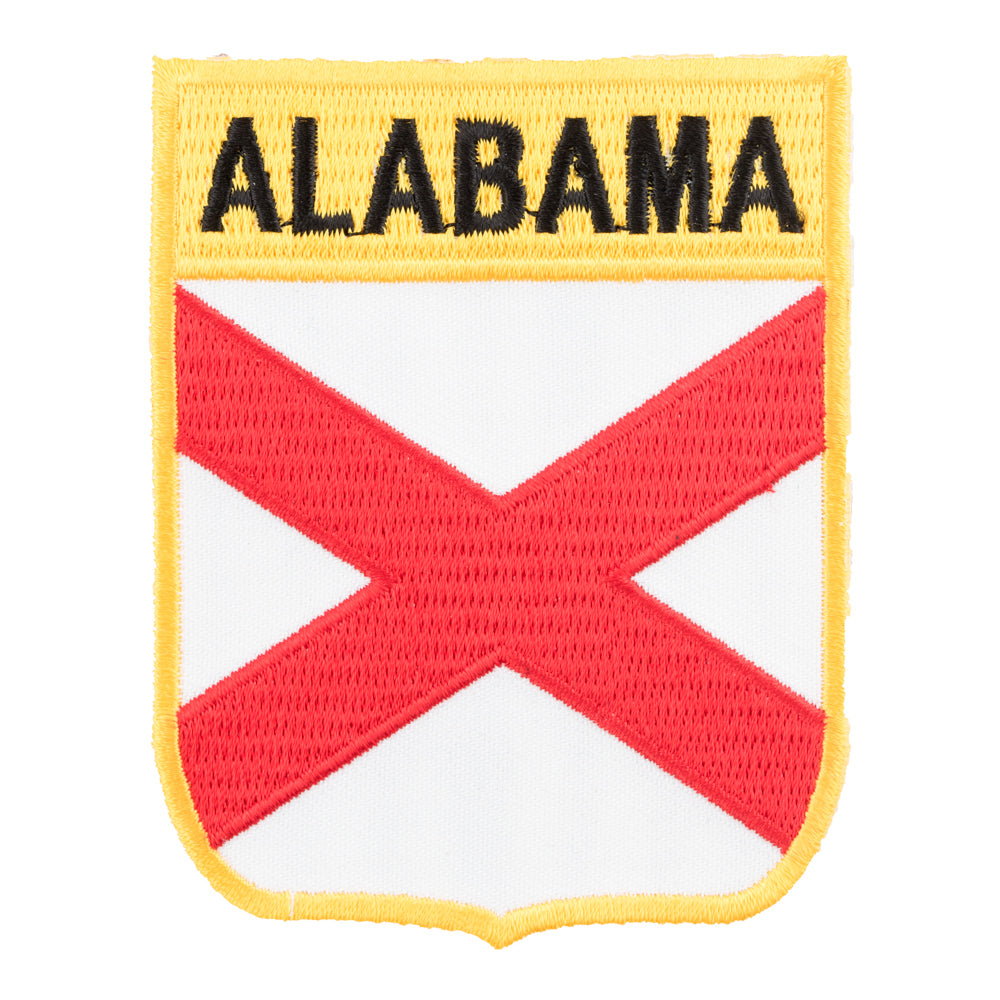 Alabama State Flag Shield Patch, United States of America Patches — product image