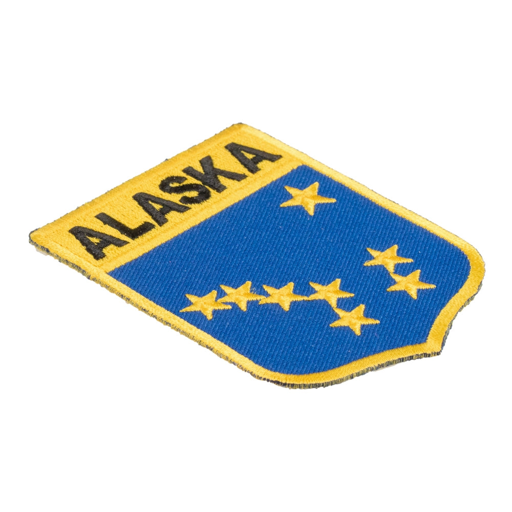Alaska State Flag Shield Patch, United States of America Patches — detail view 1