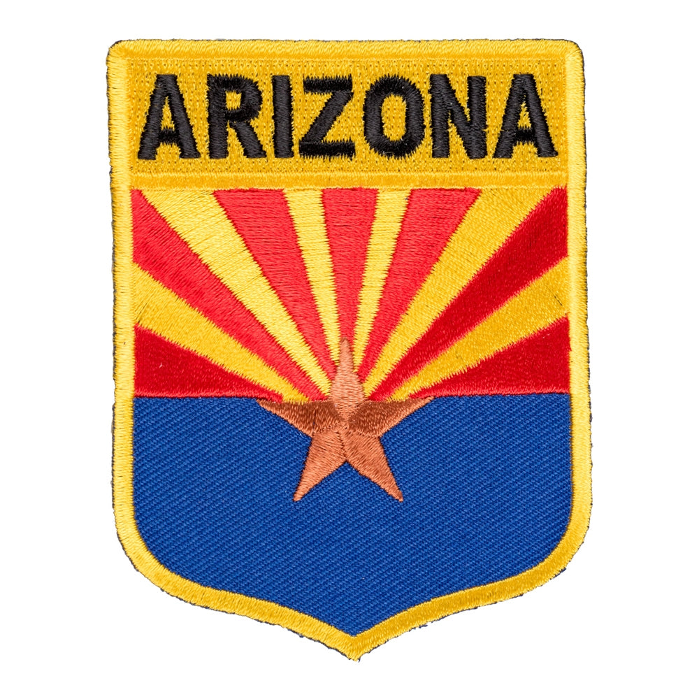 Arizona State Flag Shield Patch, United States of America Patches — product image