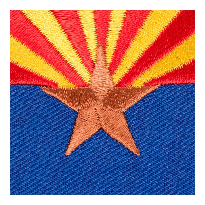 Arizona State Flag Shield Patch, United States of America Patches — detail view 2