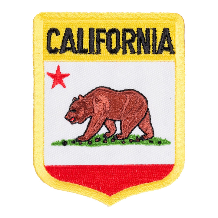 California State Flag Shield Patch, United States of America Patches — product image