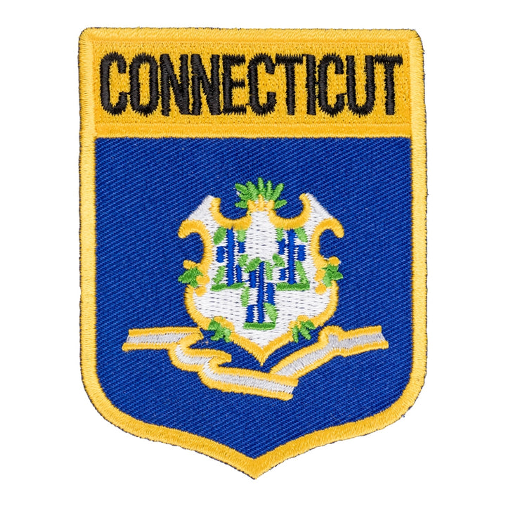 Connecticut State Flag Shield Patch, United States of America Patches — product image