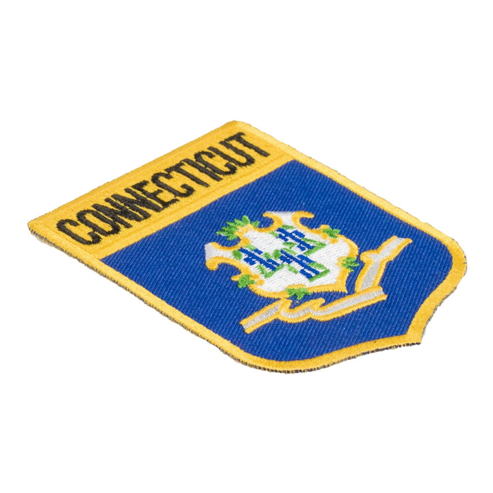 Connecticut State Flag Shield Patch, United States of America Patches — detail view 1