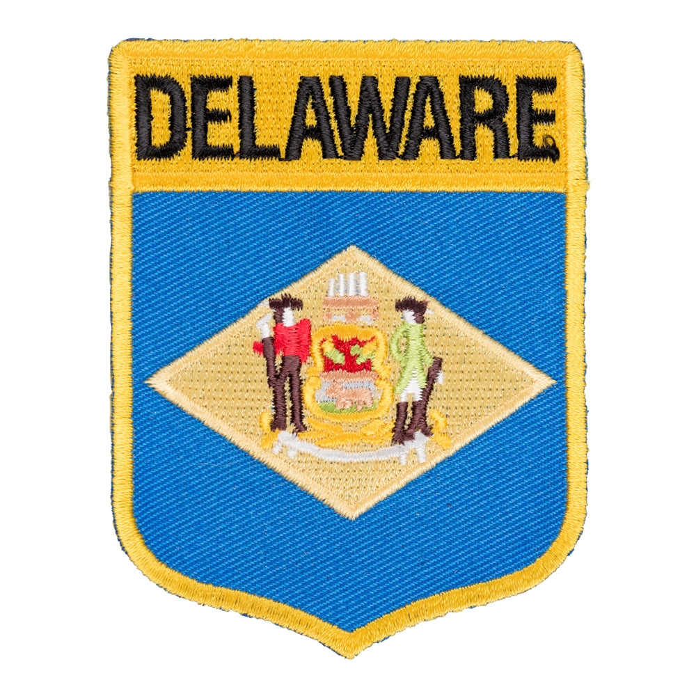 Delaware State Flag Shield Patch, United States of America Patches — product image