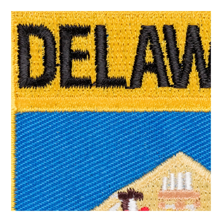 Delaware State Flag Shield Patch, United States of America Patches — detail view 2