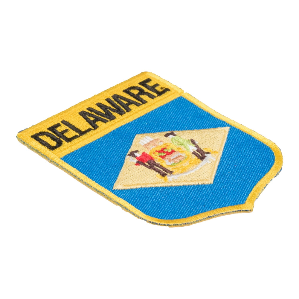 Delaware State Flag Shield Patch, United States of America Patches — detail view 1