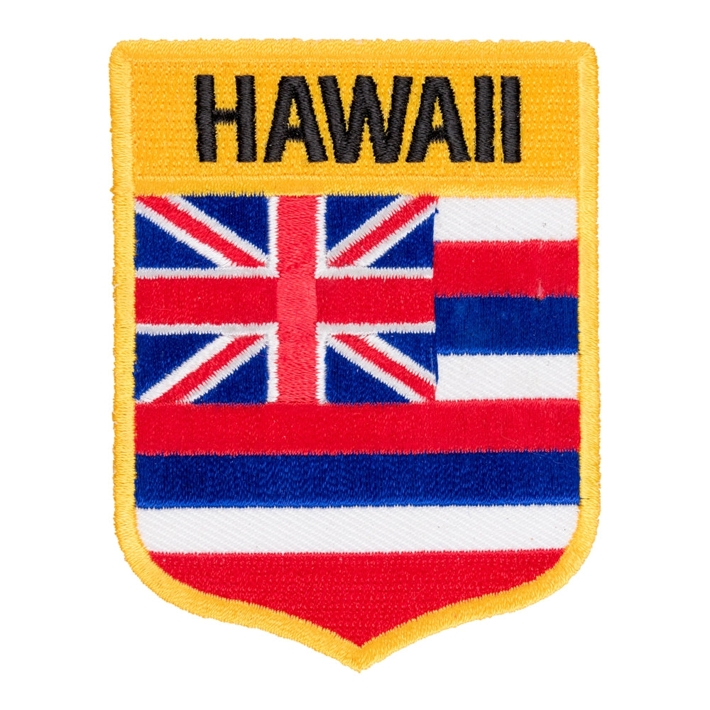 Hawaii State Flag Shield Patch, United States of America Patches — product image