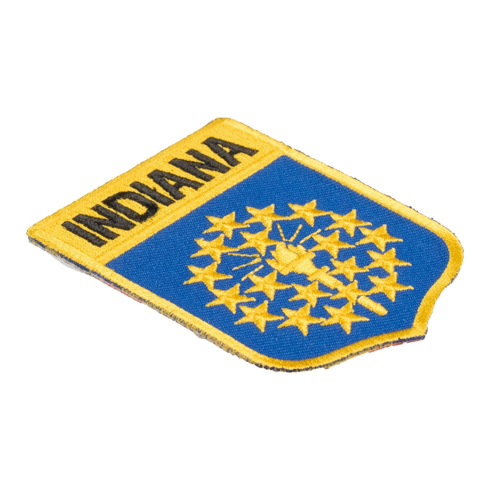 Indiana State Flag Shield Patch, United States of America Patches — detail view 1