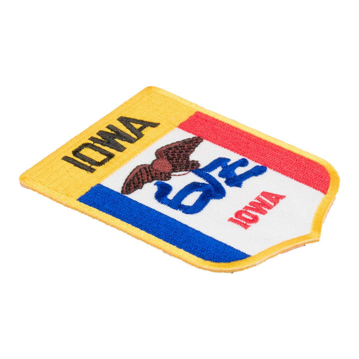 Iowa State Flag Shield Patch, United States of America Patches — detail view 1