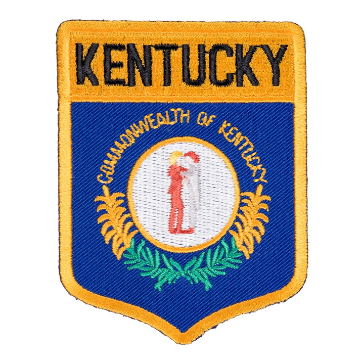 Kentucky State Flag Shield Patch, United States of America Patches — product image