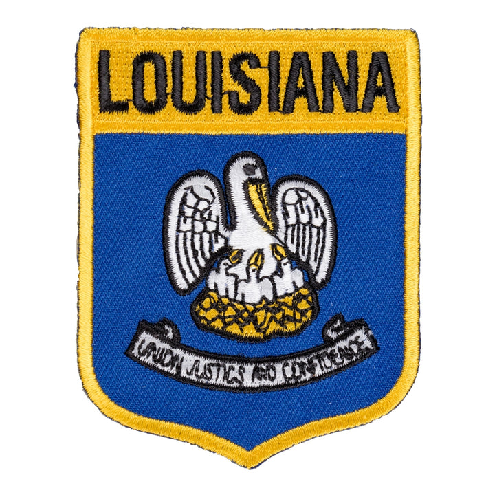 LouIsiana State Flag Shield Patch, United States of America Patches — product image
