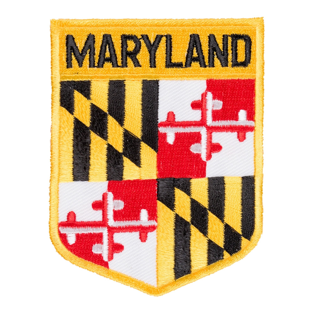 Maryland State Flag Shield Patch, United States of America Patches — product image