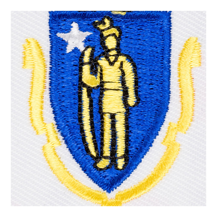 Massachusetts State Flag Shield Patch, United States of America Patches — detail view 1
