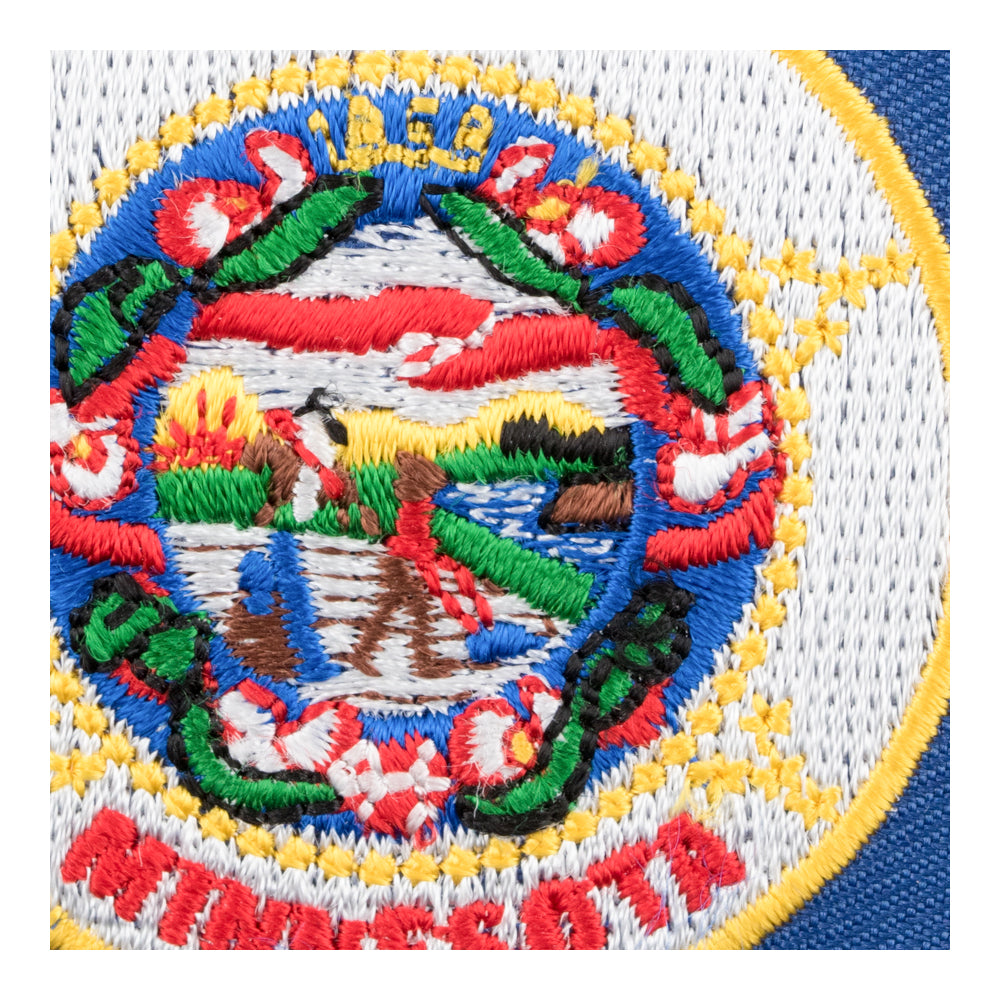 Minnesota State Flag Shield Patch, United States of America Patches — detail view 1