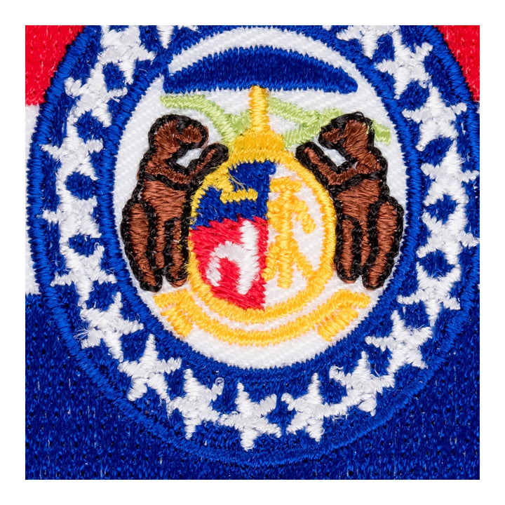 Missouri State Flag Shield Patch, United States of America Patches — detail view 2