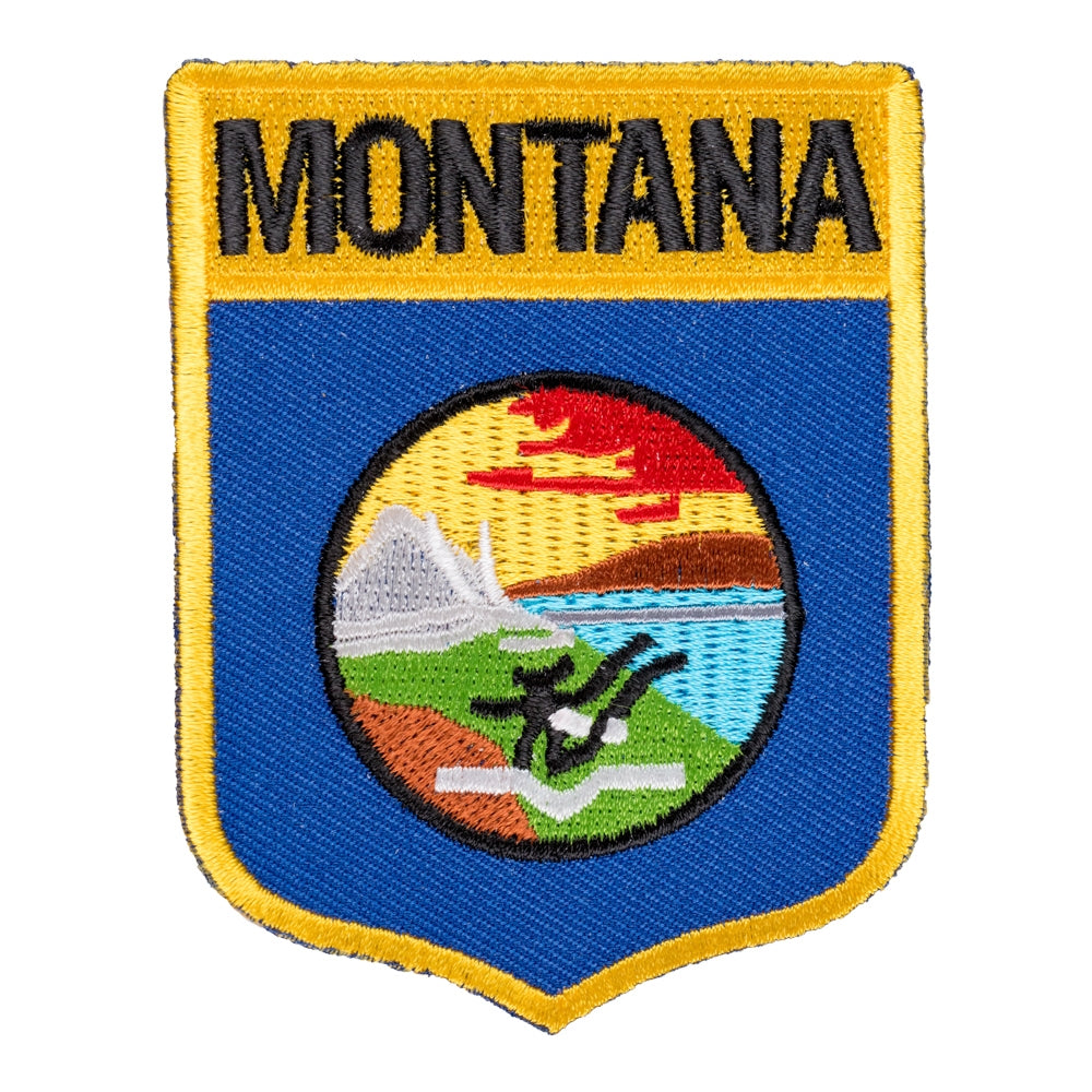 Montana State Flag Shield Patch, United States of America Patches — product image