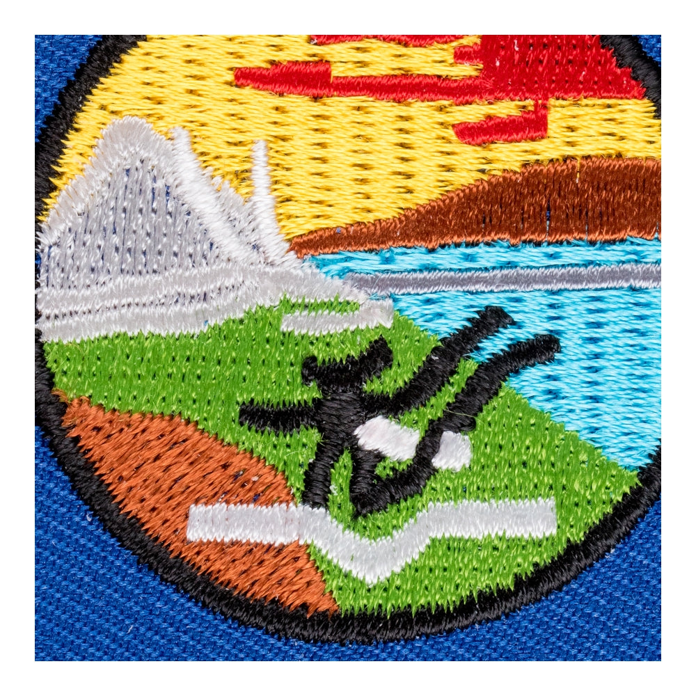 Montana State Flag Shield Patch, United States of America Patches — detail view 2