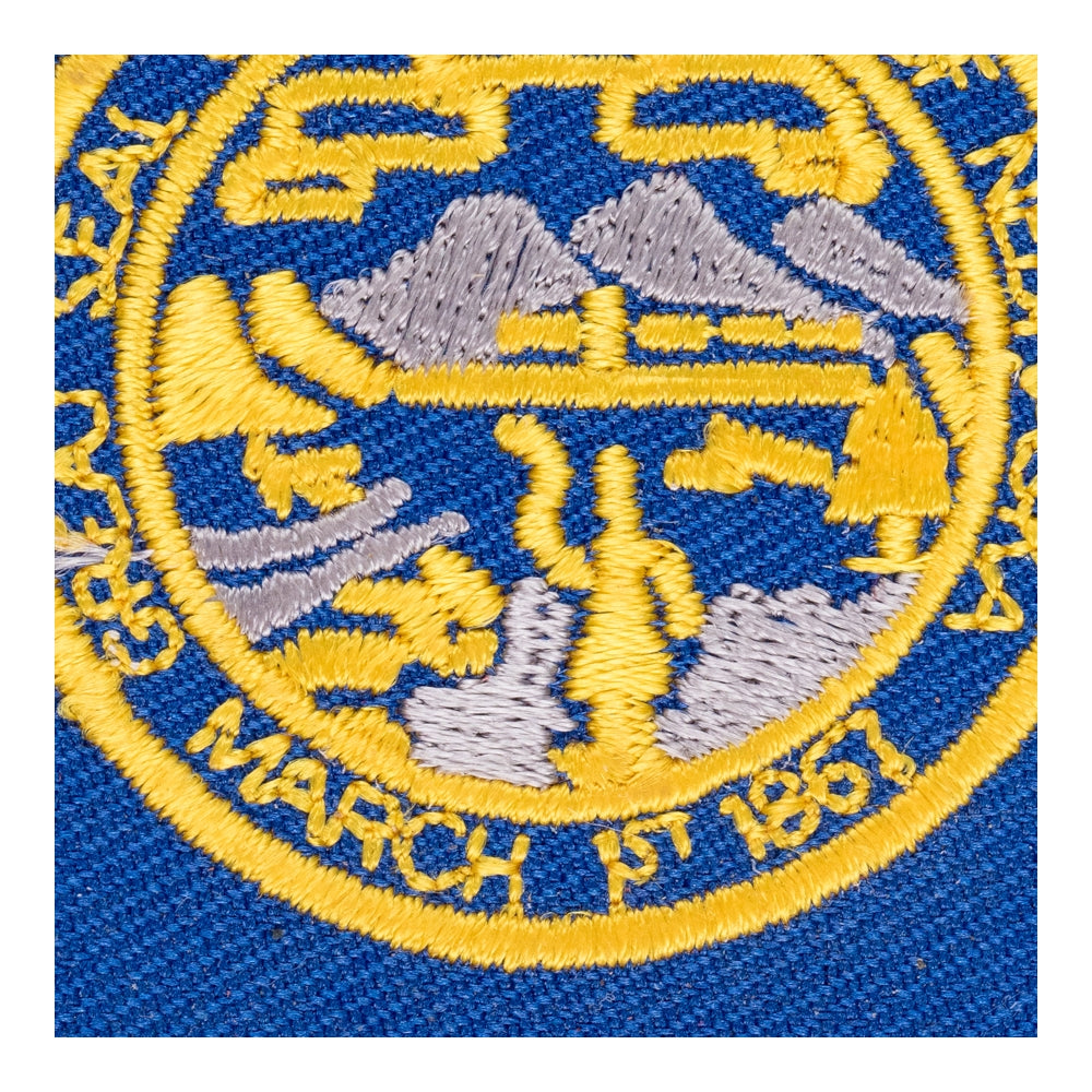 Nebraska State Flag Shield Patch, United States of America Patches — detail view 2