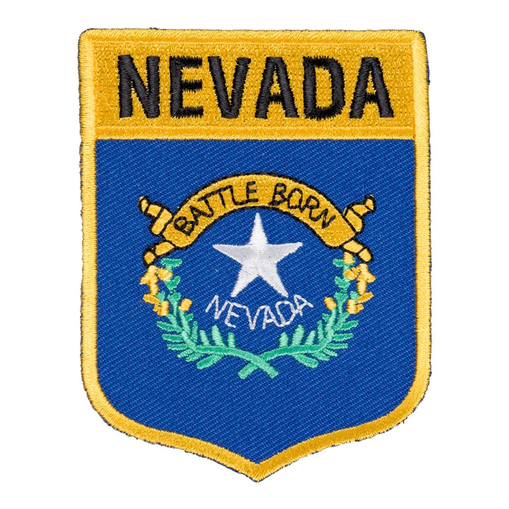 Nevada State Flag Shield Patch, United States of America Patches — product image