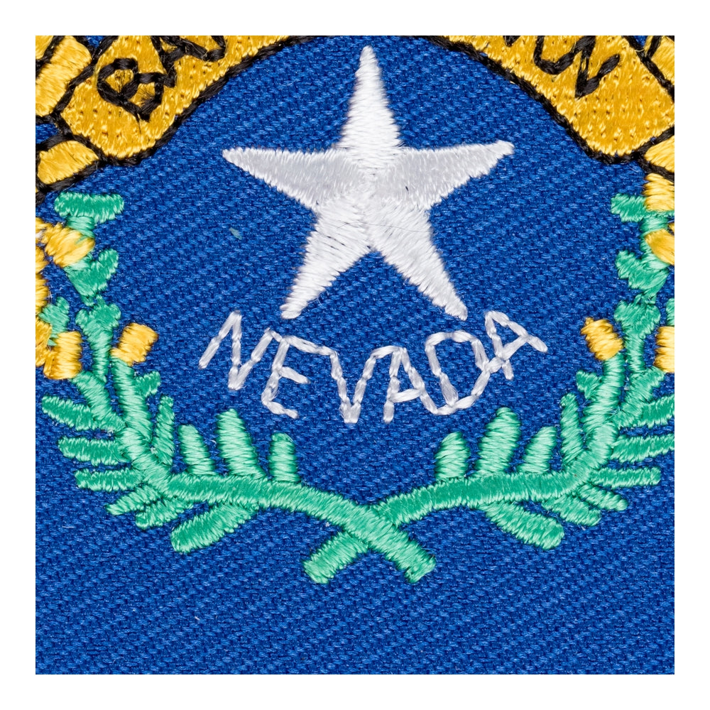Nevada State Flag Shield Patch, United States of America Patches — detail view 2