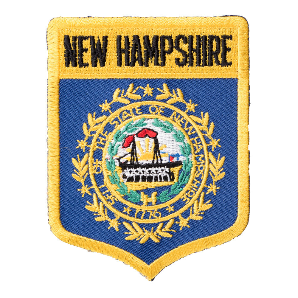 New Hampshire State Flag Shield Patch, United States of America Patches — product image