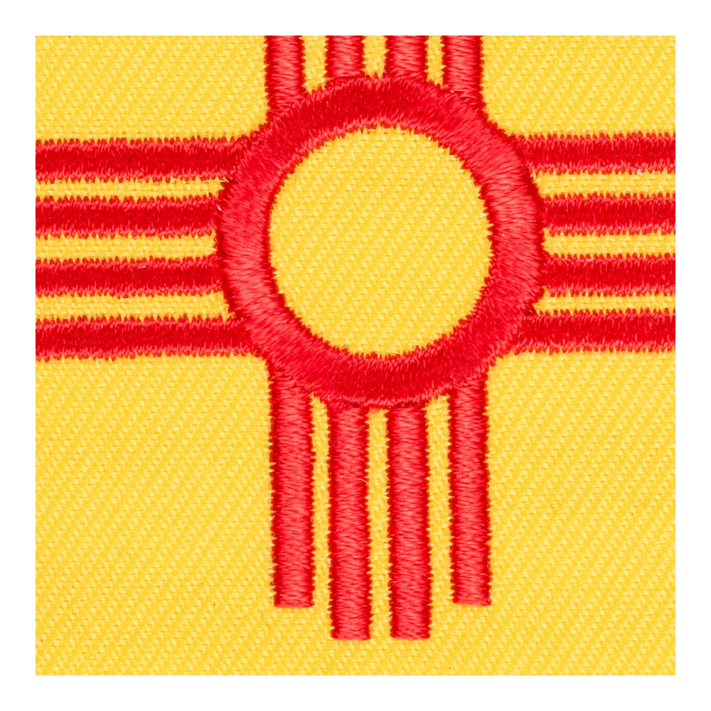 New Mexico State Flag Shield Patch, United States of America Patches — detail view 2